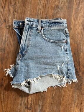 Abercrombie & Fitch Curve Love Mom Shorts